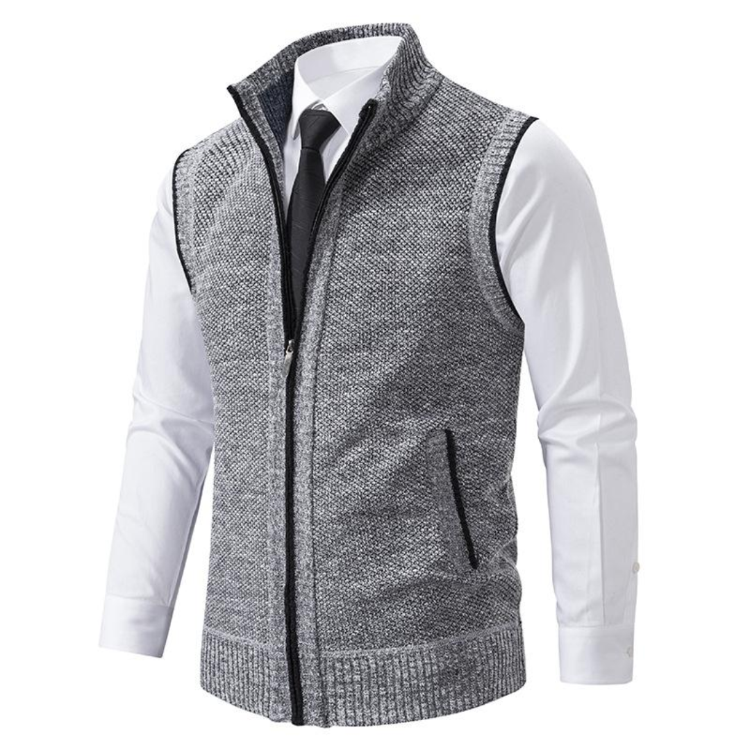 LUXSSE | GILET IN MAGLIA CLASSICO