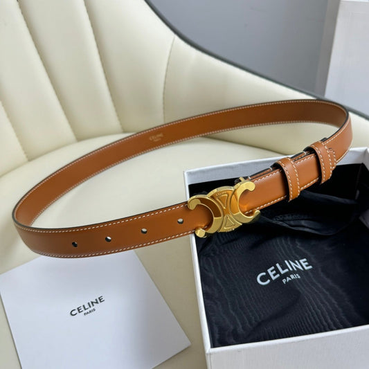 Ceinture "Triomphe" — Marron Bronze (25 mm)