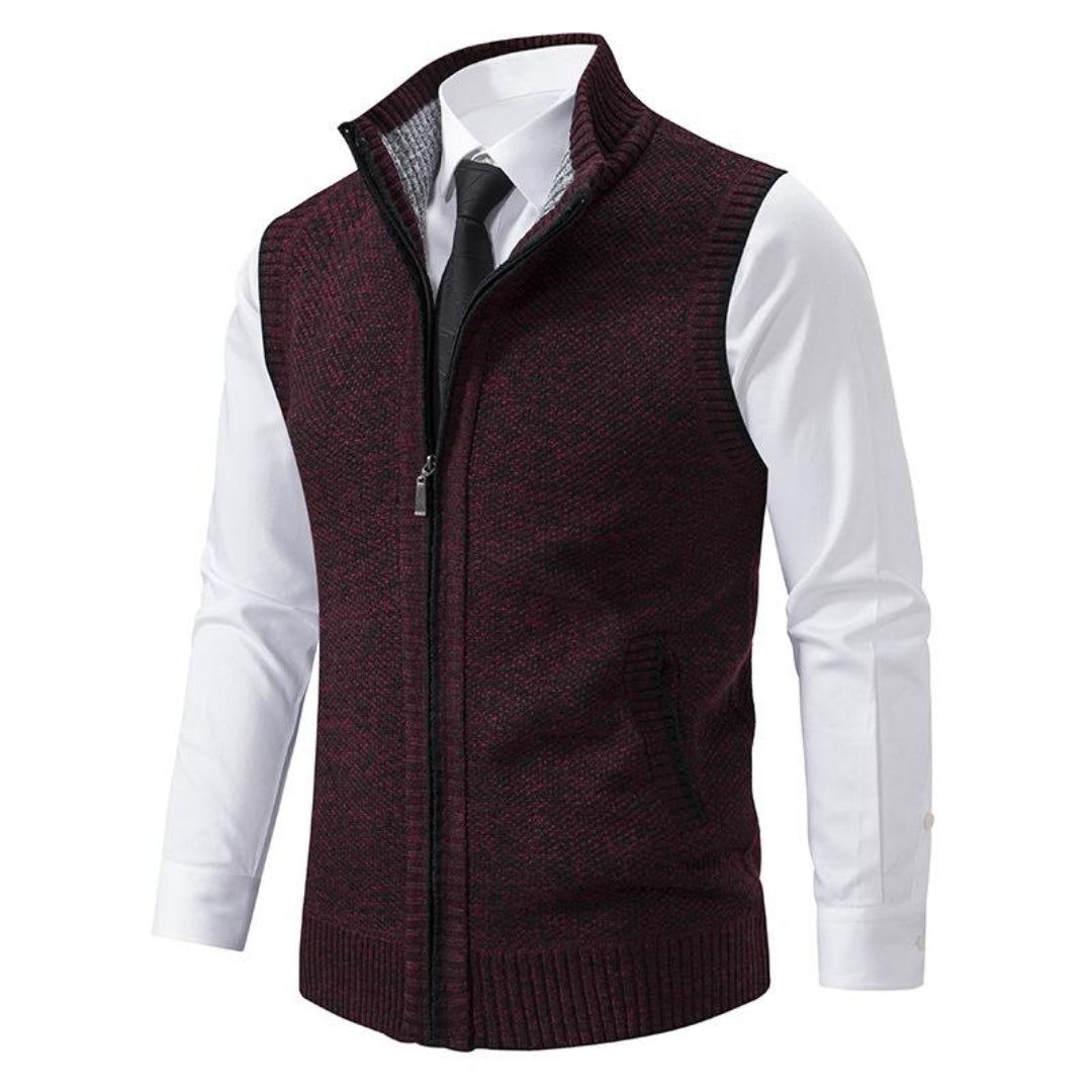 LUXSSE | GILET IN MAGLIA CLASSICO