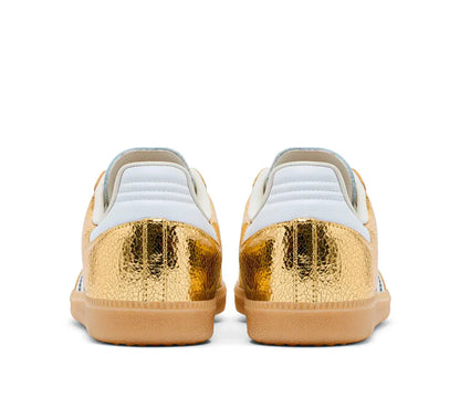 Sneakers "Chrome" — Cuir Métallisé & Effet Craquelé