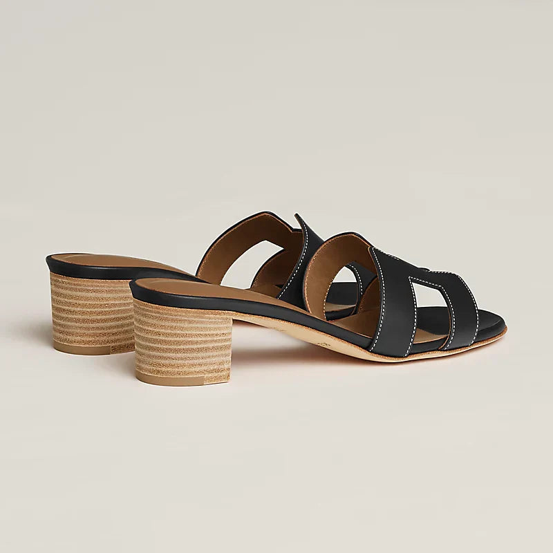 Mules à Talon "Élégance"