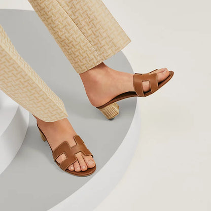 Mules à Talon "Élégance"