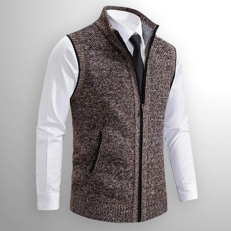 LUXSSE | GILET CASUAL IN LANA