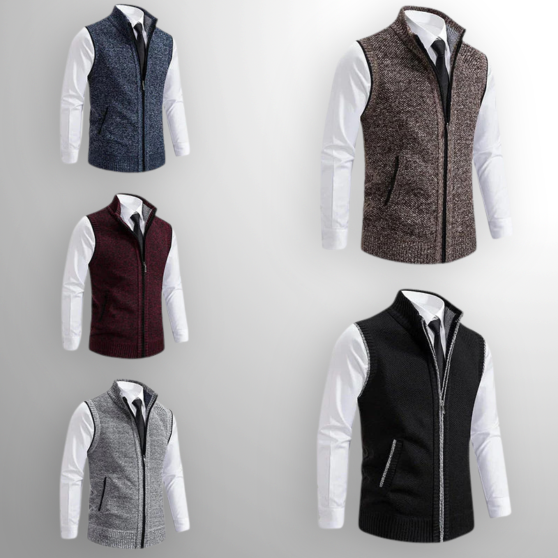 LUXSSE | GILET CASUAL IN LANA