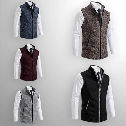 LUXSSE | GILET CASUAL IN LANA