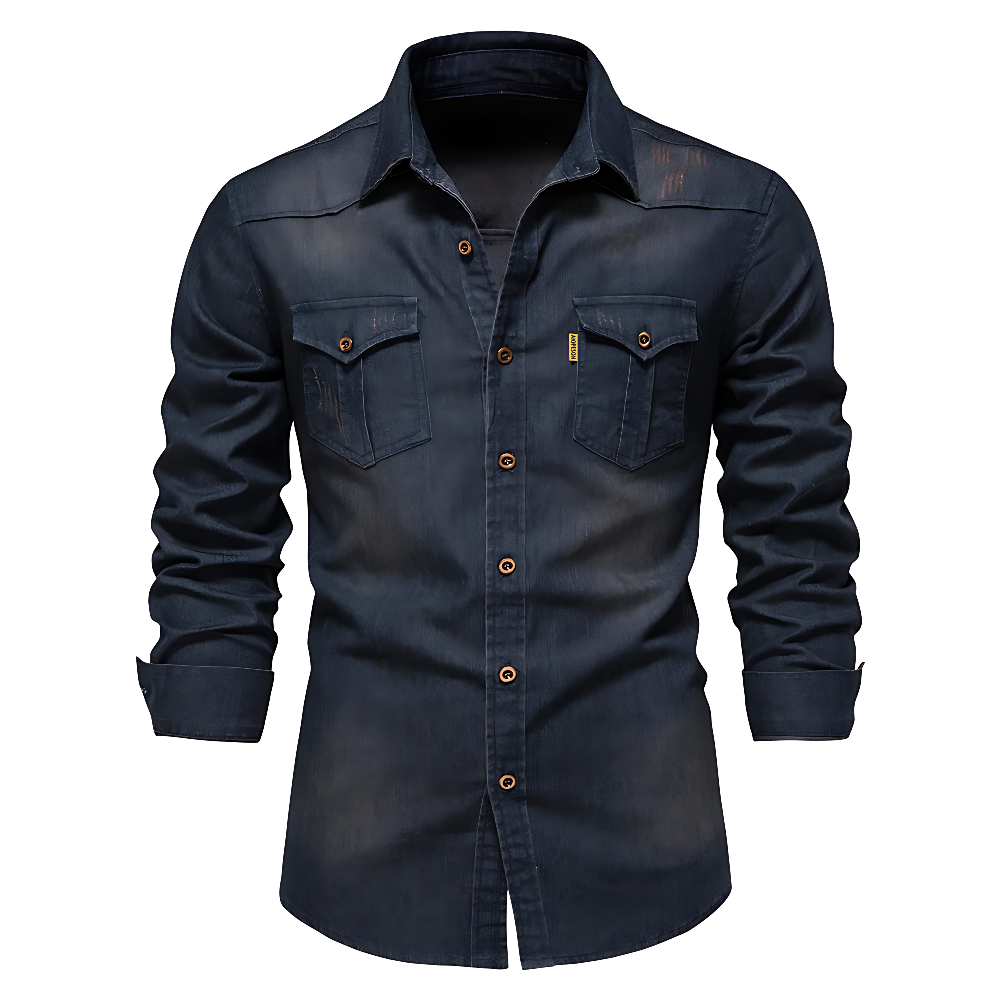 ROSSI ROMA | CAMICIA IN DENIM SLIM