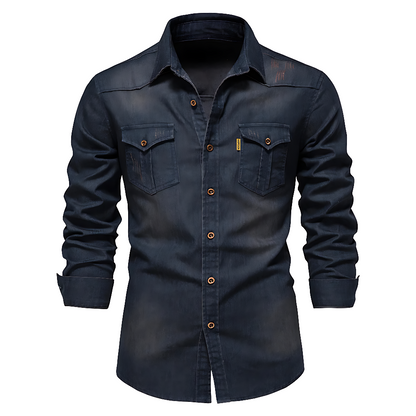 ROSSI ROMA | CAMICIA IN DENIM SLIM