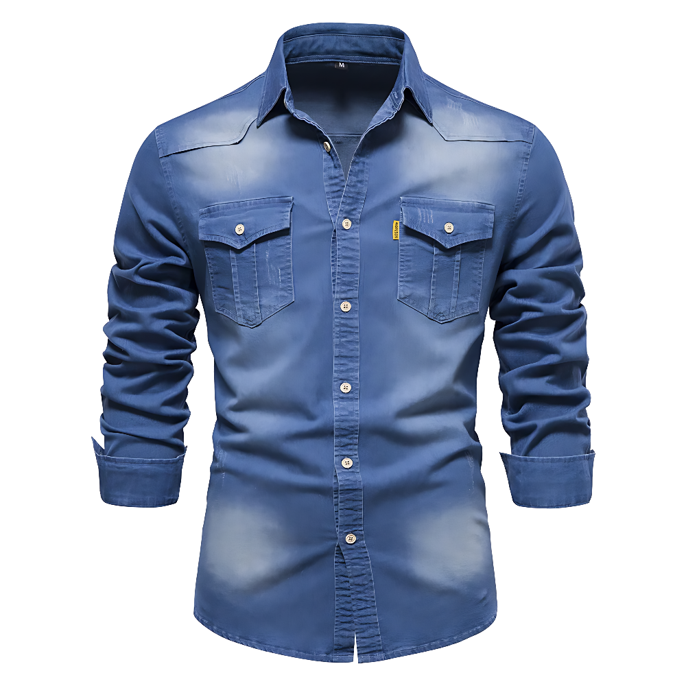 ROSSI ROMA | CAMICIA IN DENIM SLIM
