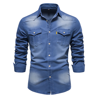 ROSSI ROMA | CAMICIA IN DENIM SLIM