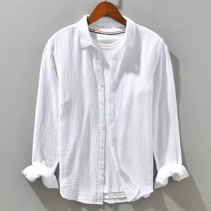 DUMONT LYON | CHEMISE ÉLÉGANTE EN COTON DOUX COMME DE LA SOIE